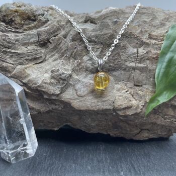 Collier Uniperle Citrine 3