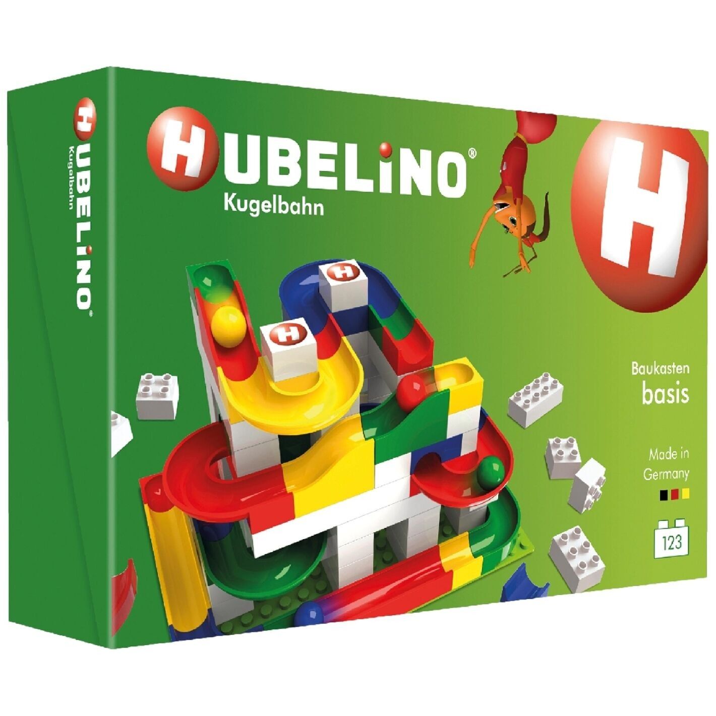 Hubelino Marble Run - 123ピース基本組み立てボックス - オリジナル。 ドイツ製。 - 認定済みで受賞歴のある大理石ラン - Duploと100%互換性あ Buy wholesale Hubelino 123 Piece Marble Run Basic Set