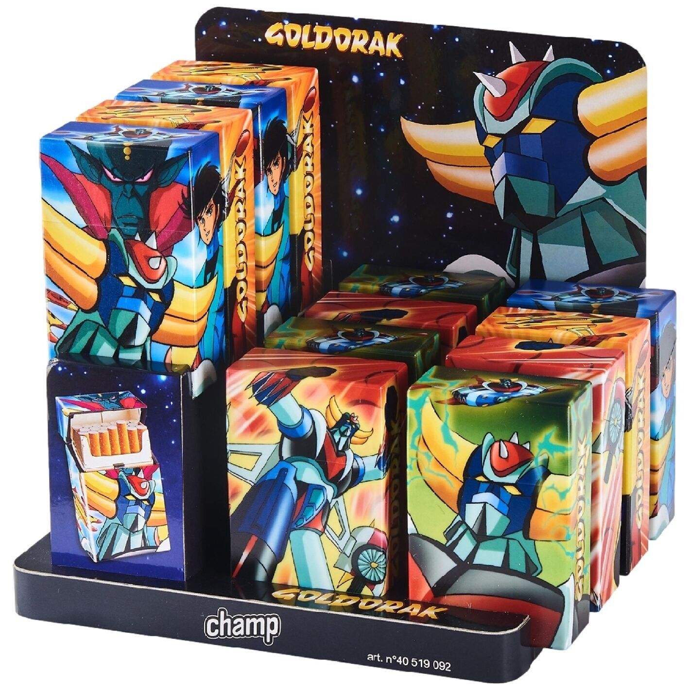 Caja de cigarrillos Goldorak CHAMP 20