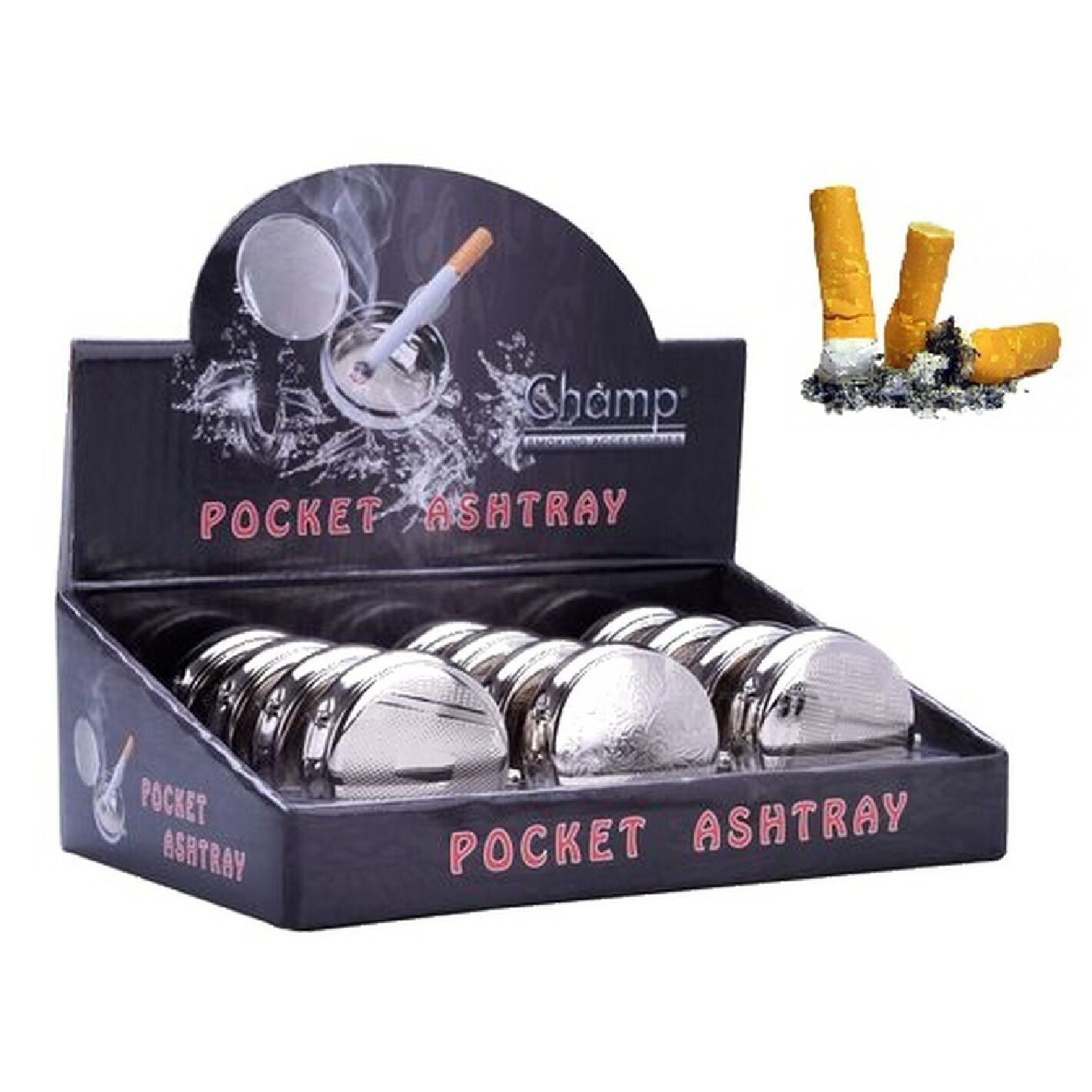 Metal Pocket Ashtray