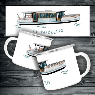 TAZZA SMALTATA LE VAPORETTO LYON