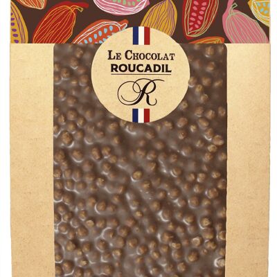 Tableta de chocolate con leche y arroz inflado - 90g