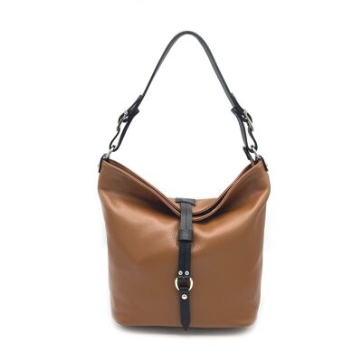 Borsa a tracolla in vera pelle, Made in Italy, art.112596
