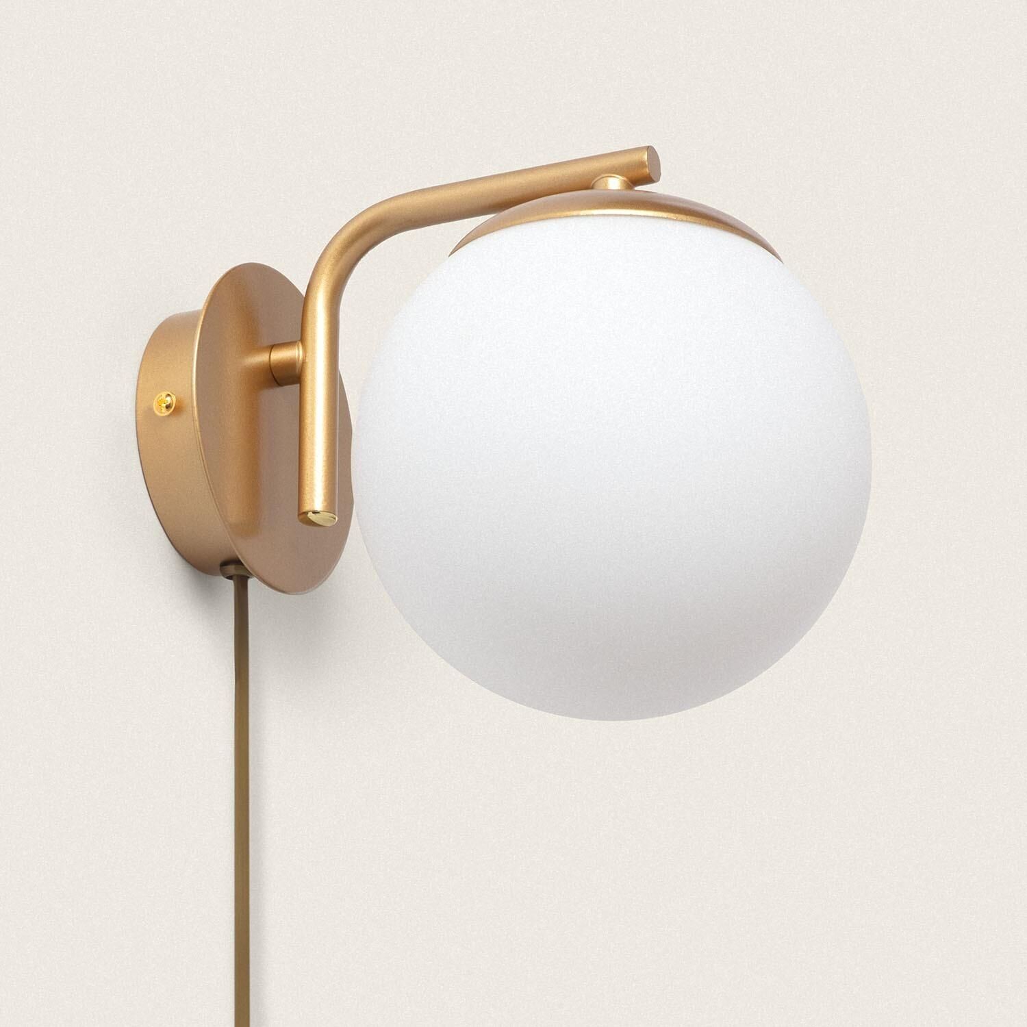 Ledkia Moonlight Cosmic Metal and Crystal Wall Lamp