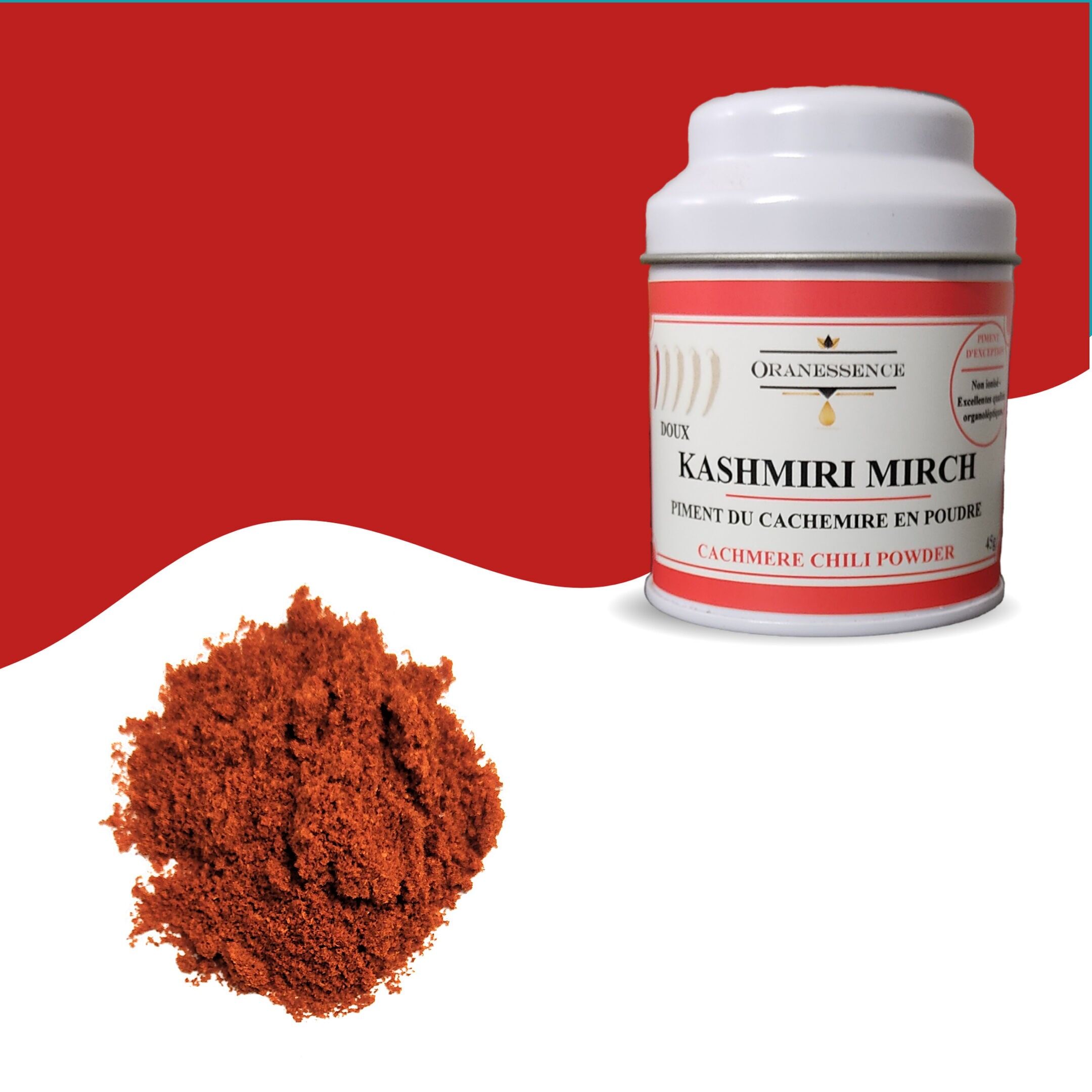 Polvere di pepe di mirch del Kashmir - DOLCE