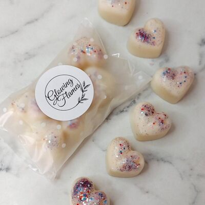 Coconut wax melt Hearts