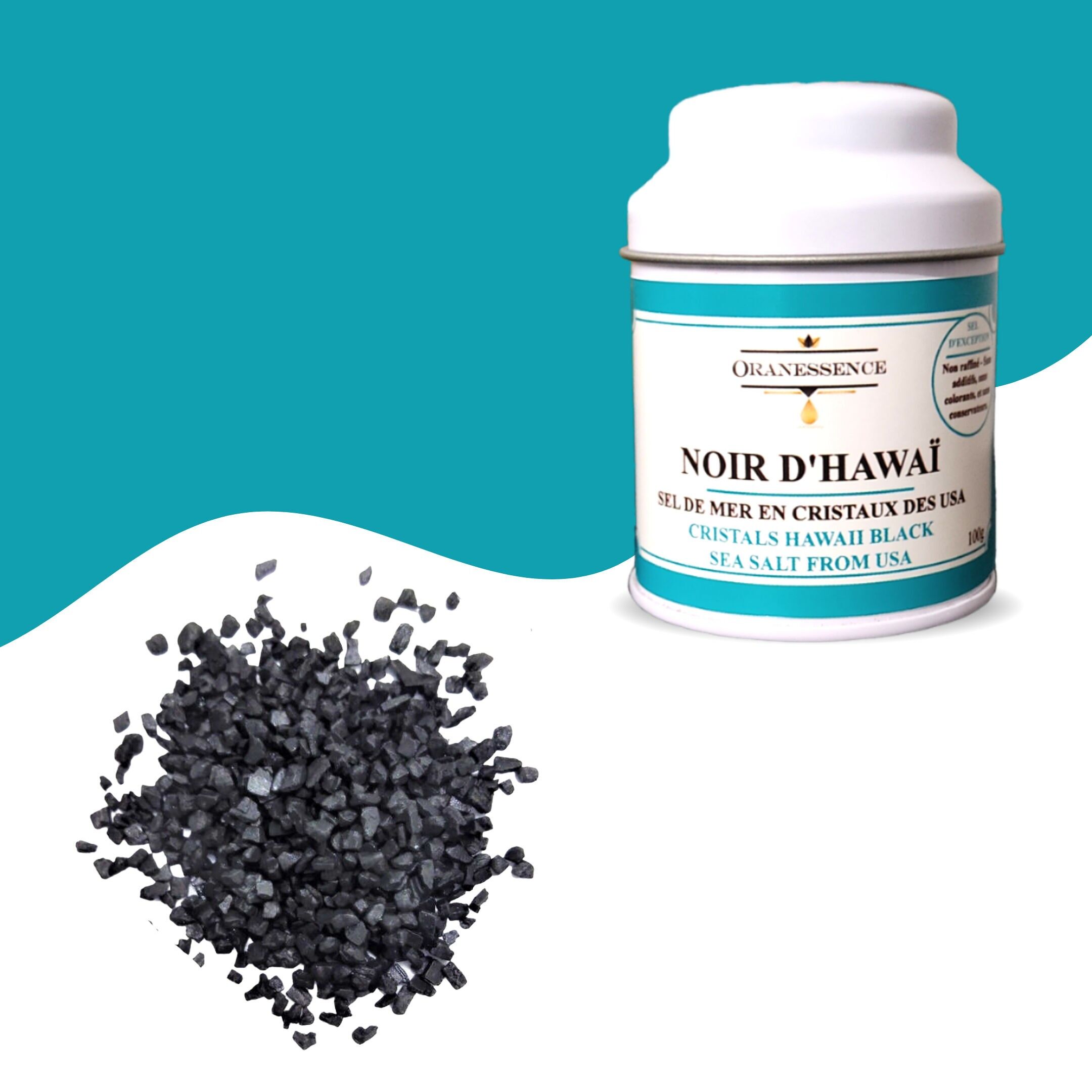 Sale nero delle Hawaii