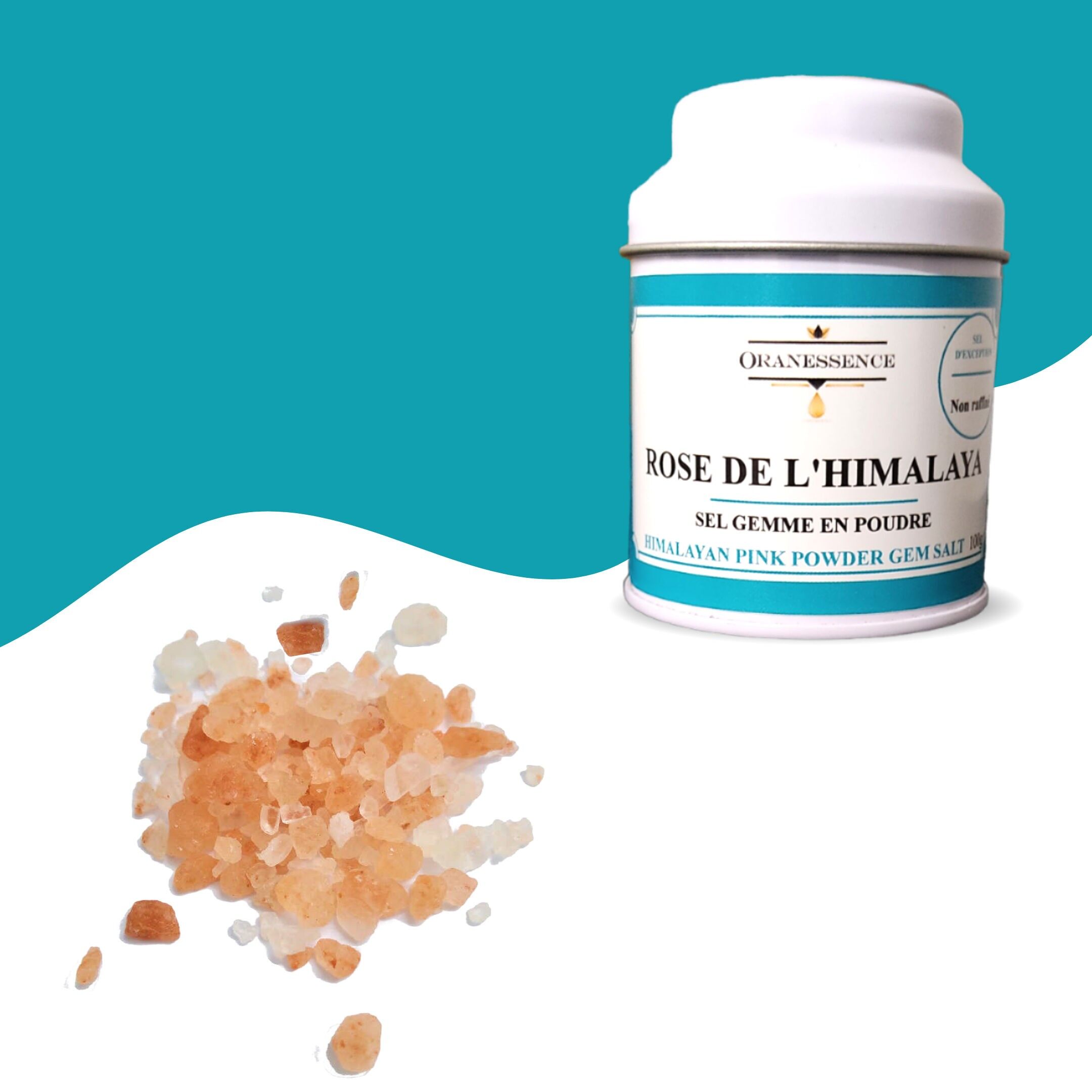 Sel rose de l'Himalaya - en cristaux