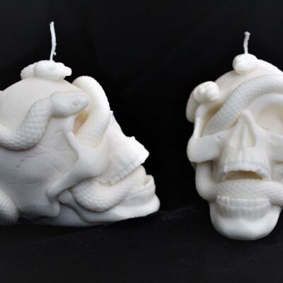 Skull Snake Candle(Halloween)