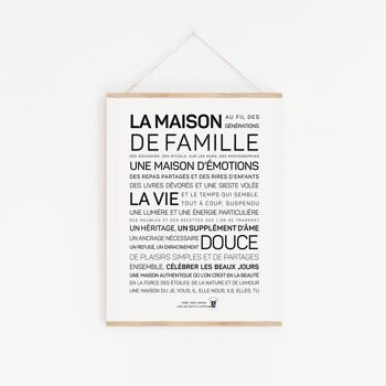 Affiche Maison de Famille - A2