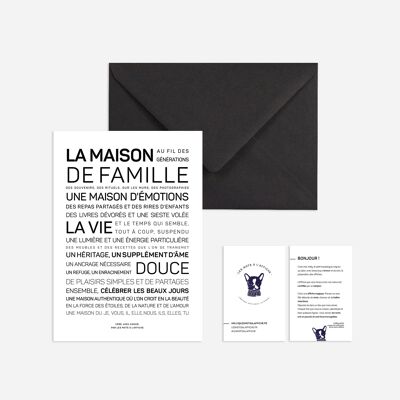 Affiche format mini Maison de famille