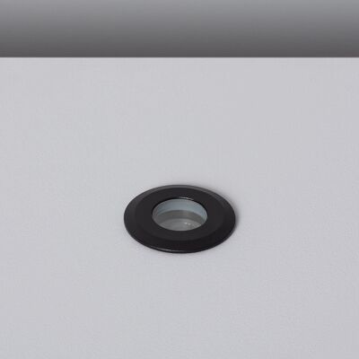 Spot LED d'extérieur encastrable au sol 12 V DC Noir Tiziano