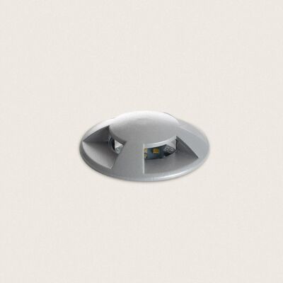 Spot LED Encastrable au Sol Ledkia 4L 24V DC Gris Lotus