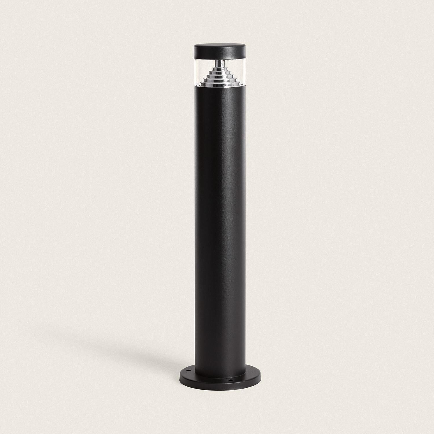 Ledkia Baliza Exterior LED 5W Superficie Pie 50cm Inti Inox Negro