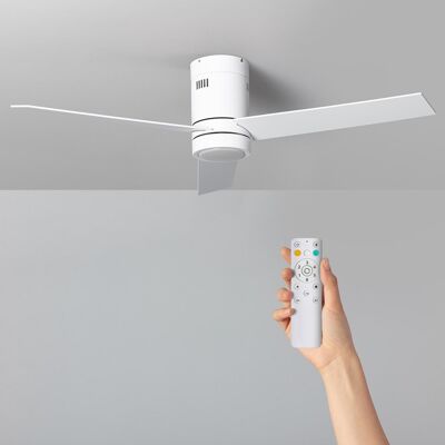 TECHBREY Ventilador de Techo Silencioso Tydir Blanco 132cm Motor DC
