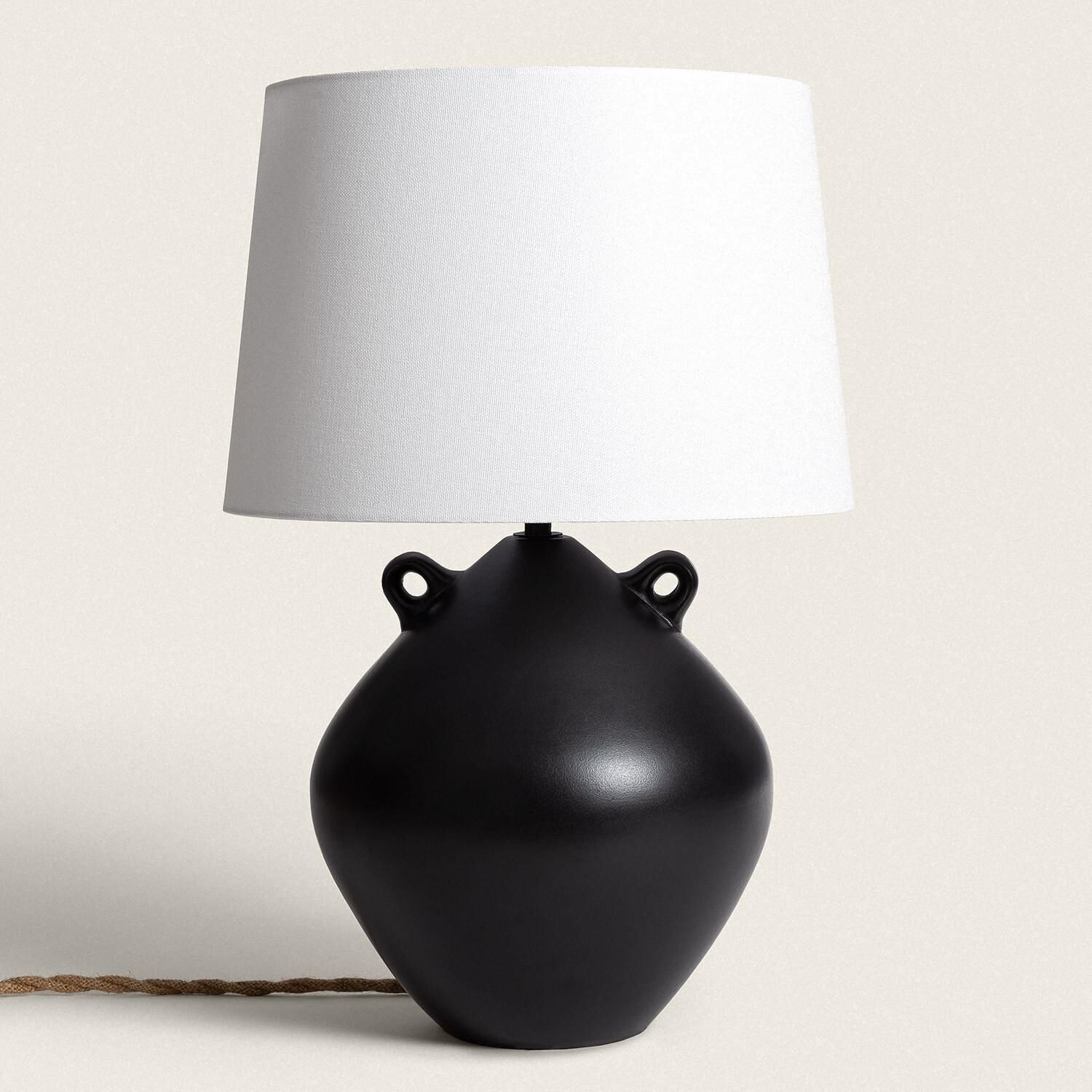 Lampe de table en céramique Ledkia Cafuné