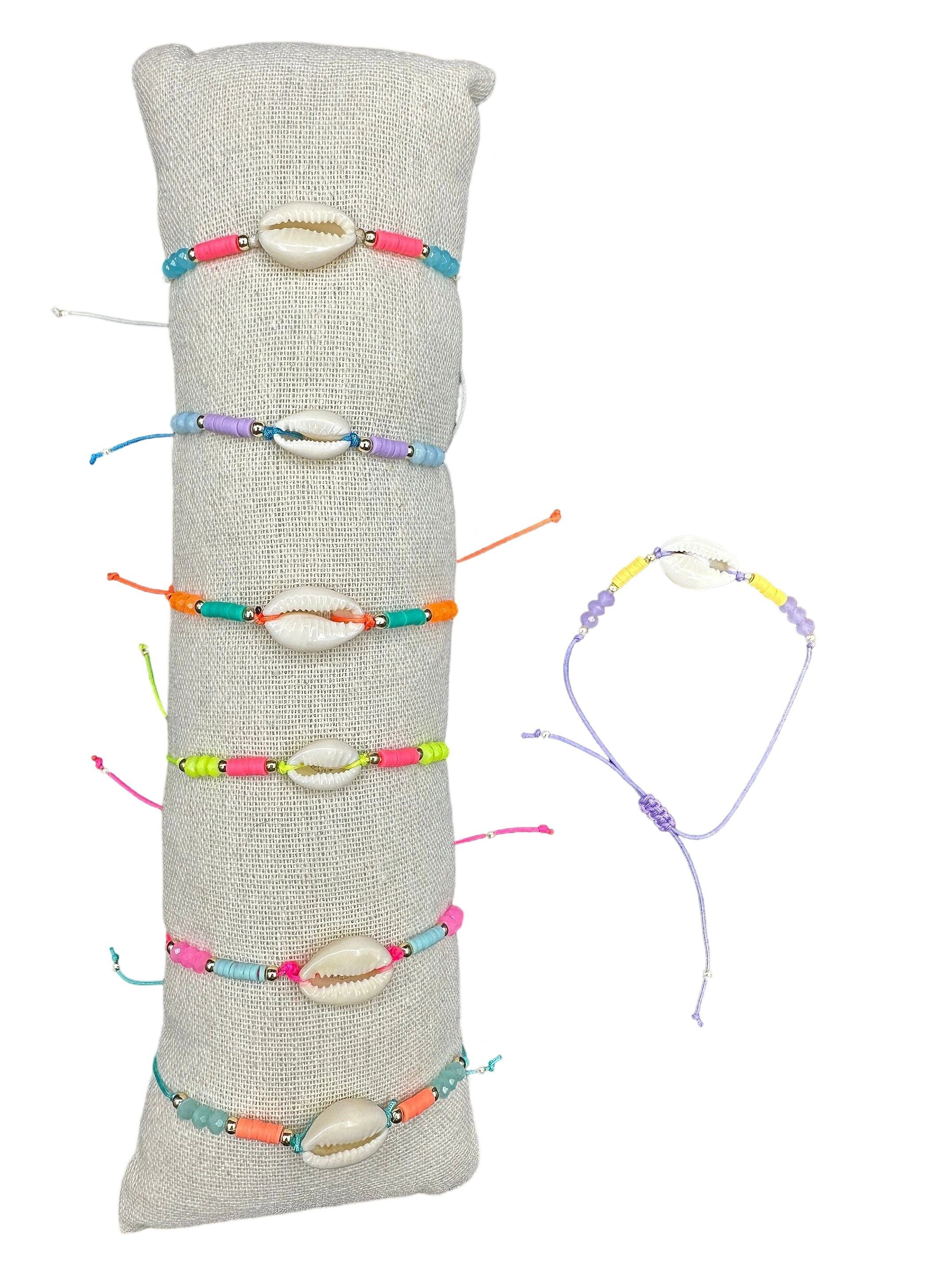 Lot de 35 Bracelets perles et coquillage