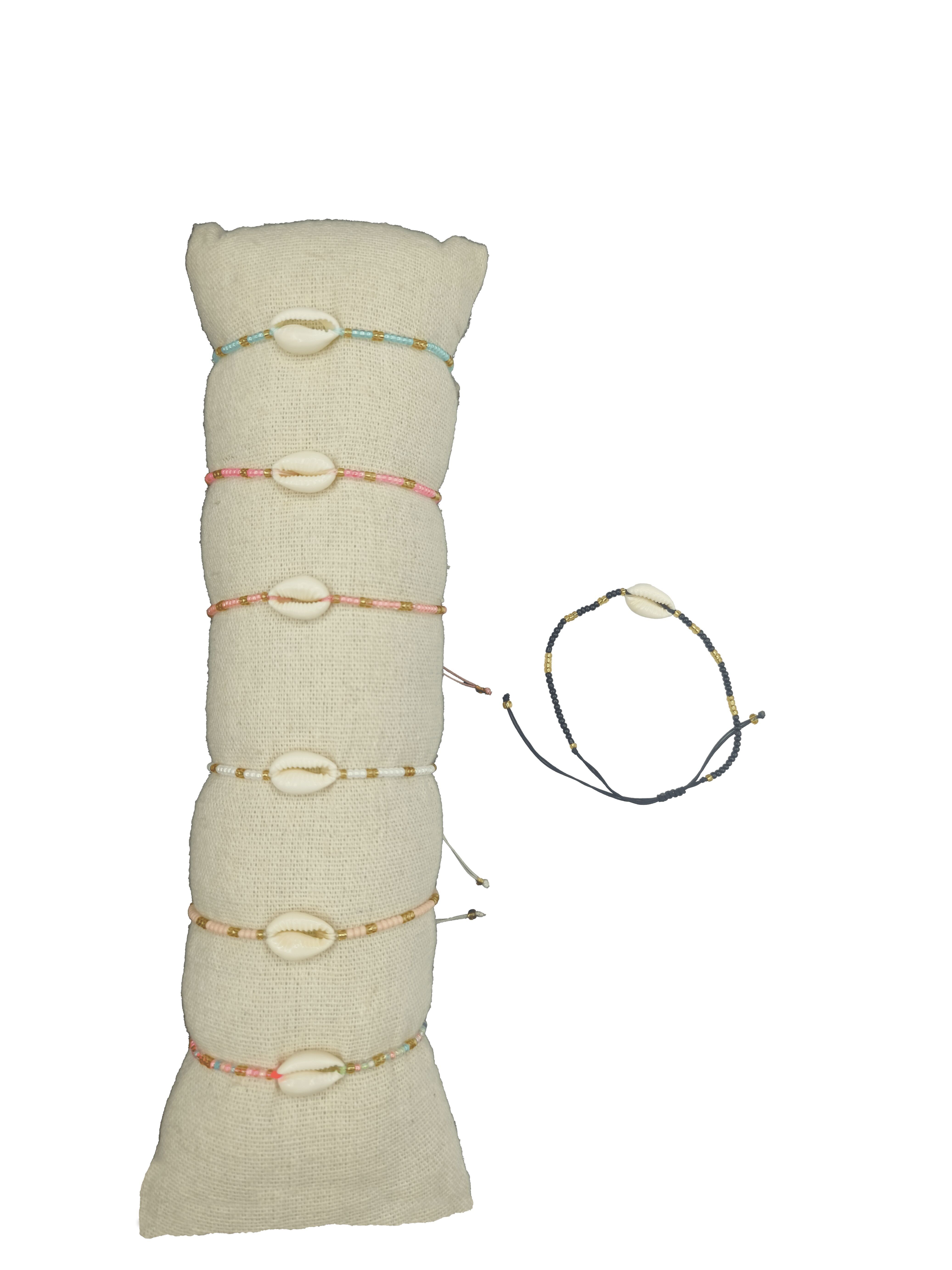 Lot de 35 Bracelets coquillage et perles