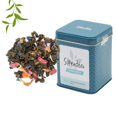 Raspberry and blueberry oolong tea - FLEURS D'IDYLLE - 100g