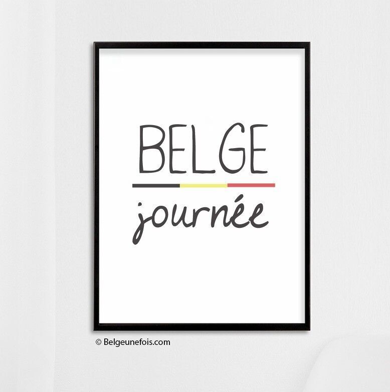 Plakat zum Belgischen Tag