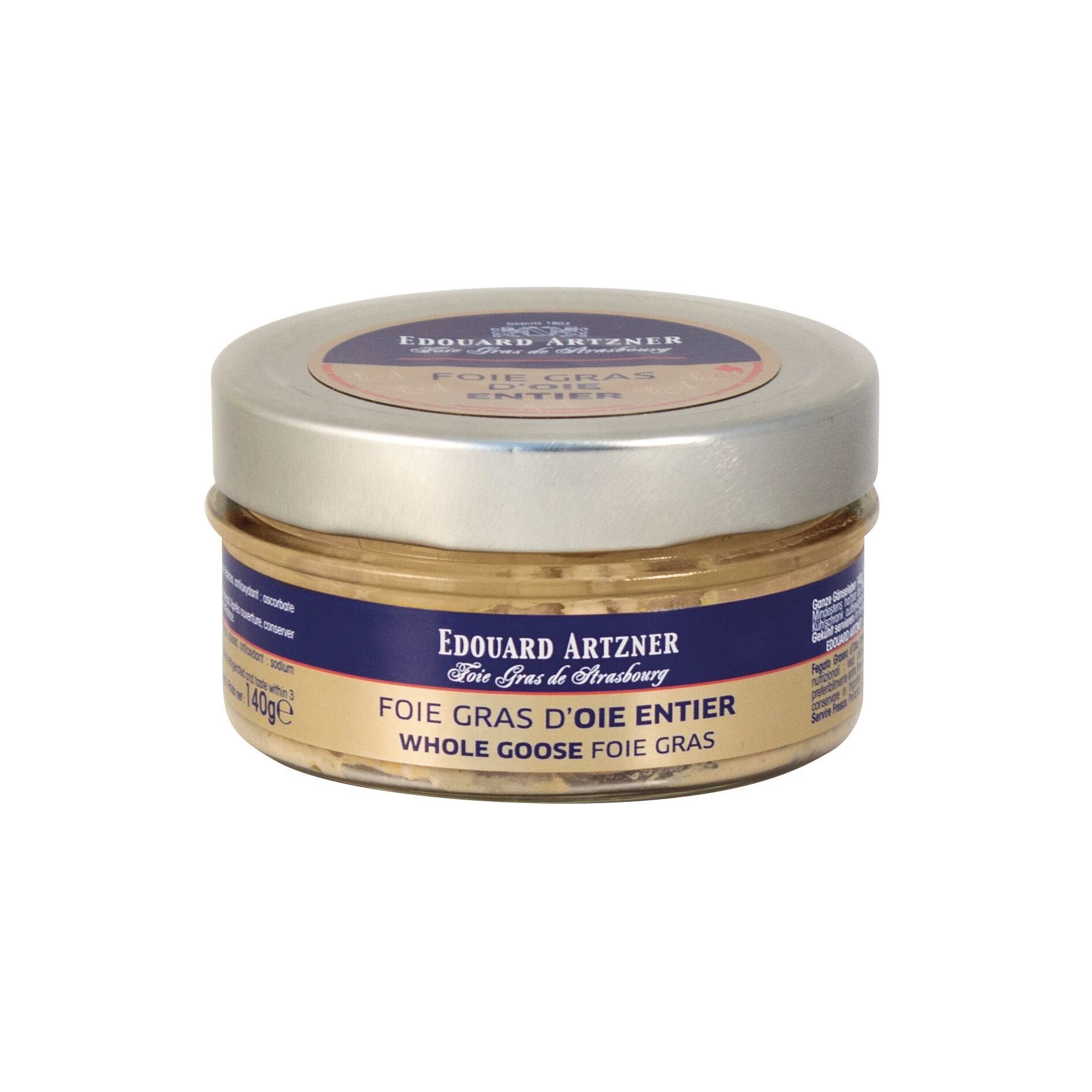 Foie gras d'oca intero - 140 g