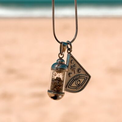 Pendentif Laguna Beach Ocean Eye Argent