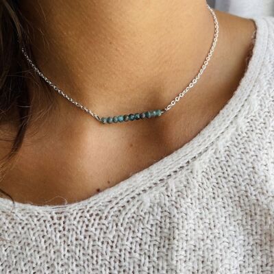 Faceted Apatite Necklace