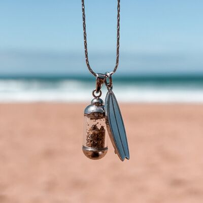 Pendentif Laguna Beach Shortboard Argent