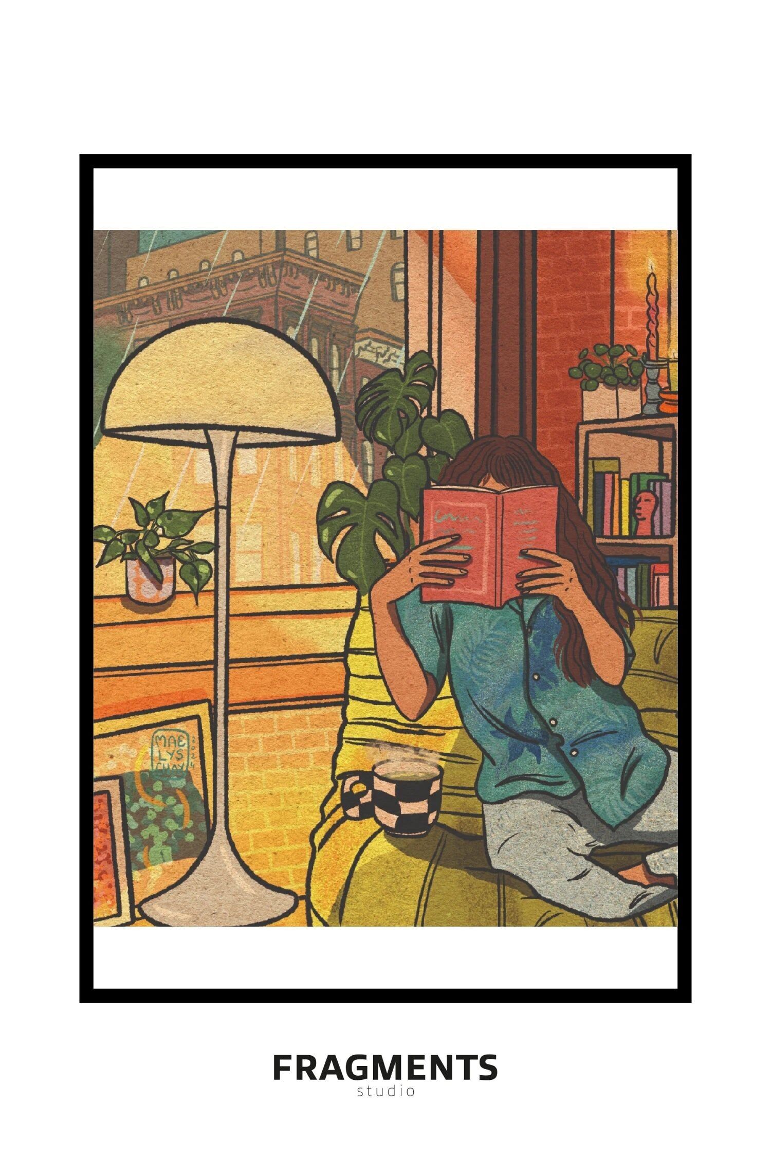 Loft Woman Reading