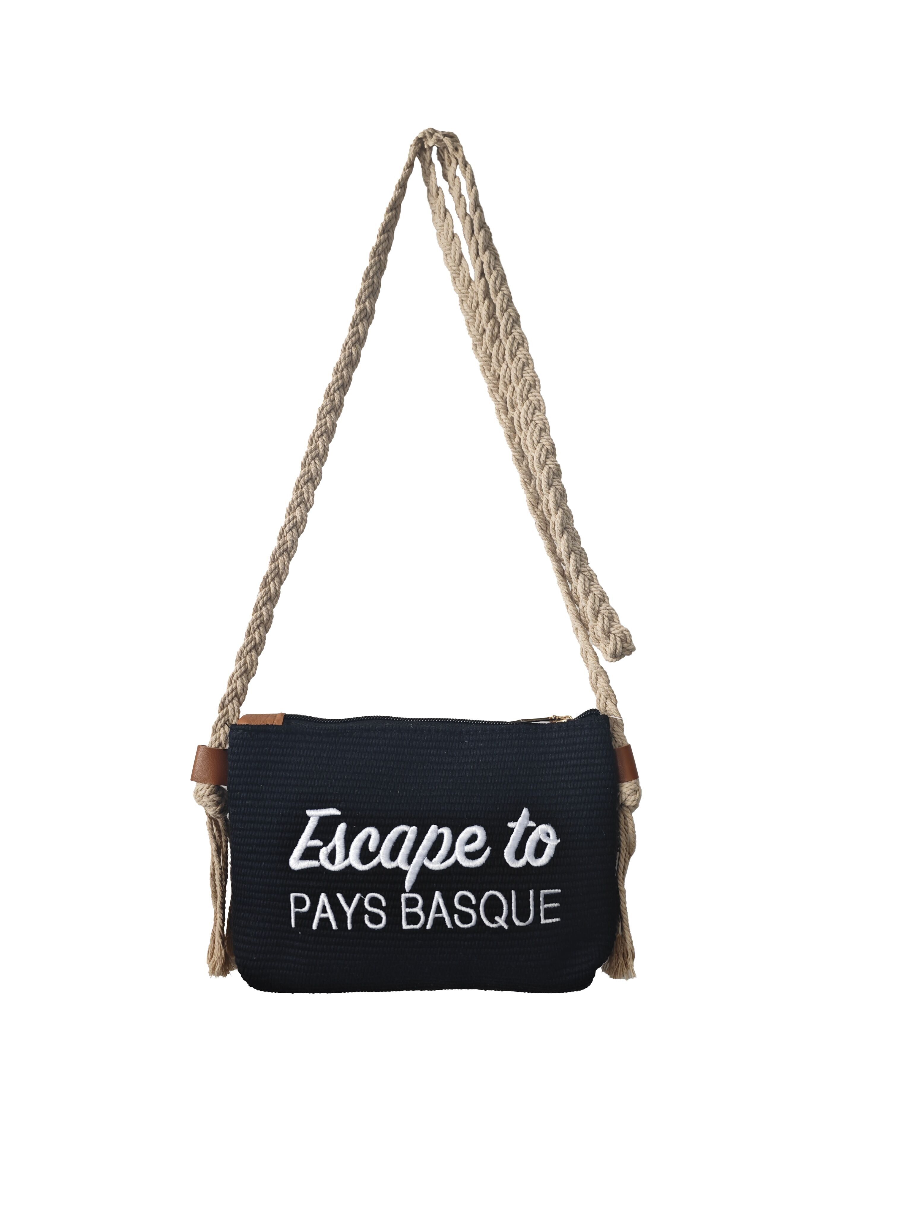 Lot de 10 sacs pochettes ESCAPE TO PAYS BASQUE en coton