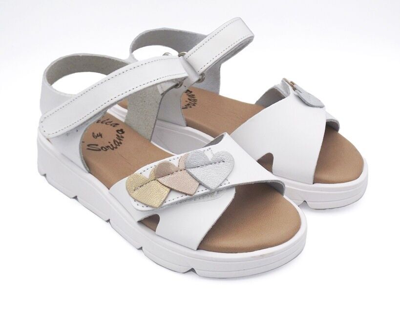 Leather mini platform sandal