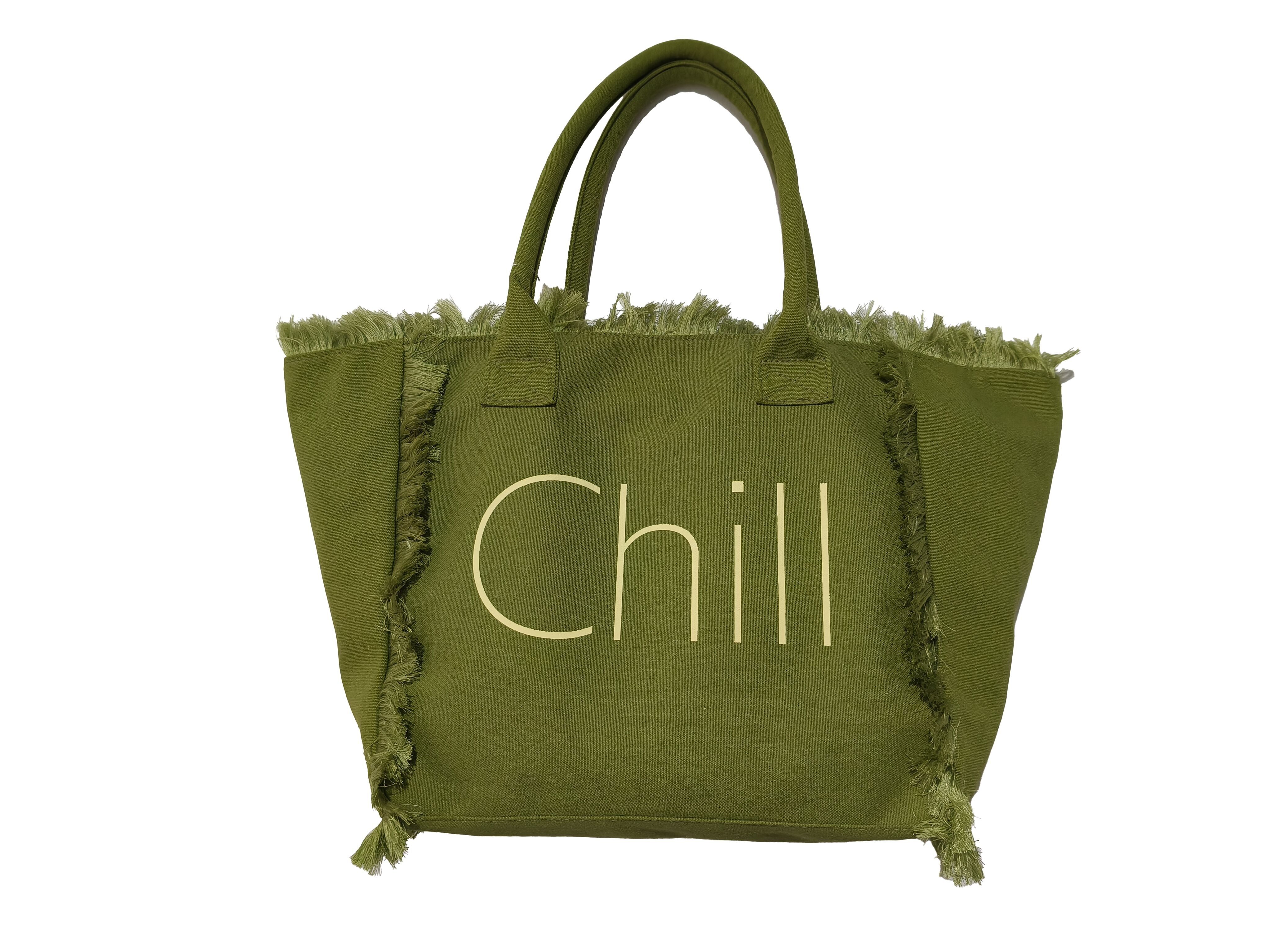 Set di 12 borse in cotone ANGELIQUE con marchio CHILL