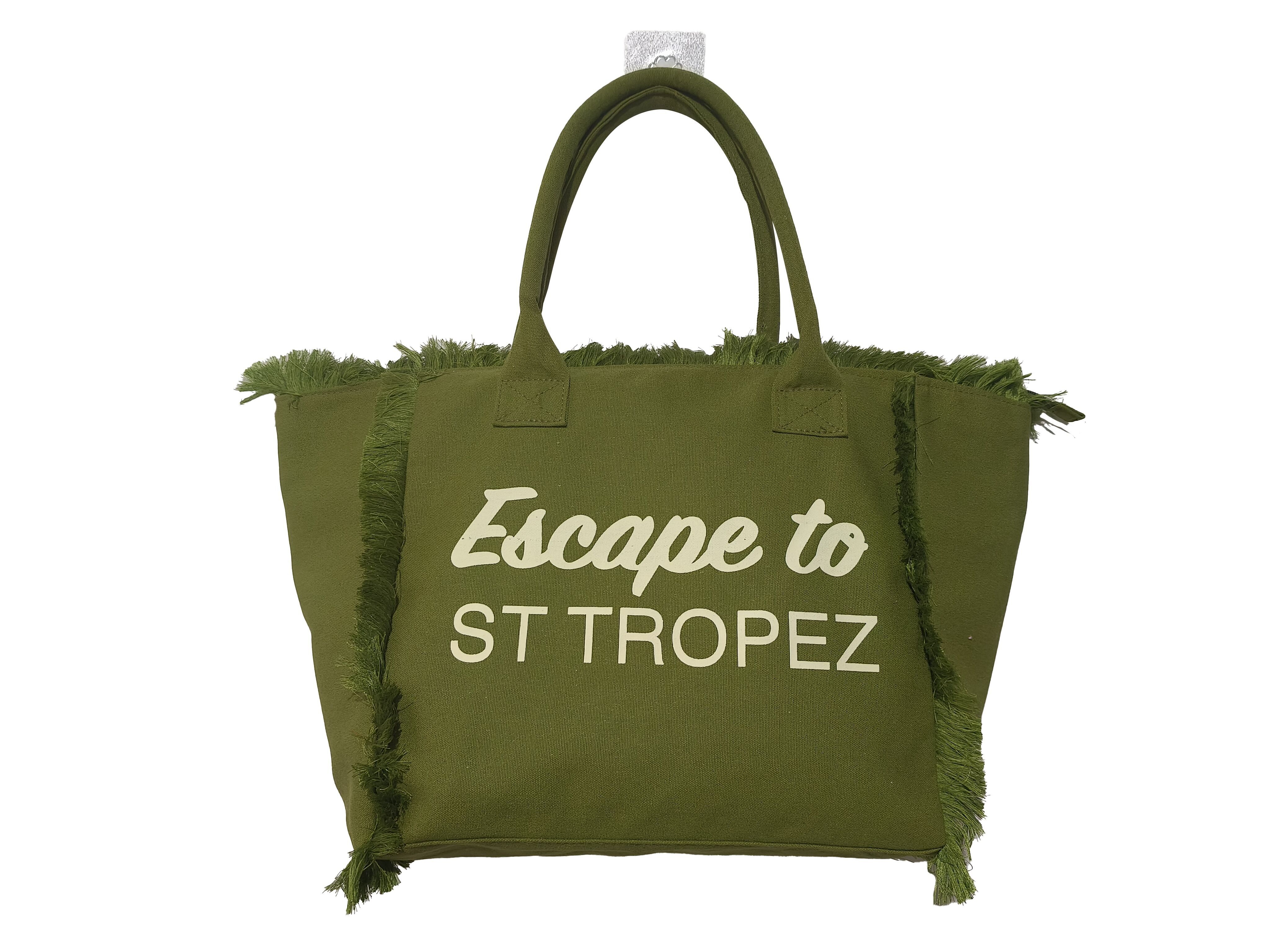 Set di 12 borse ANGELIQUE con la scritta ST TROPEZ
