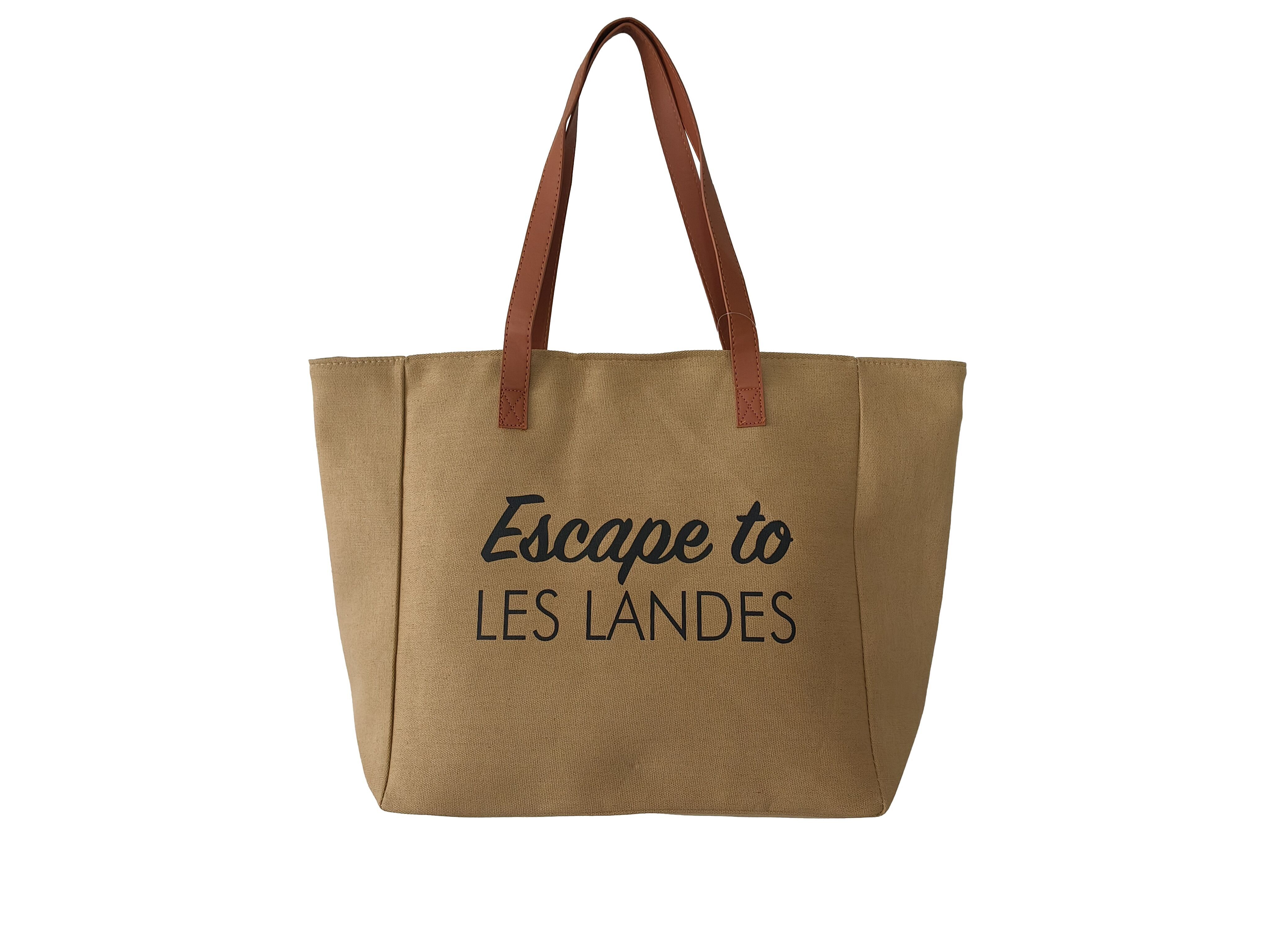 Set di 12 borse WEEK-END in cotone con marchio LES LANDES