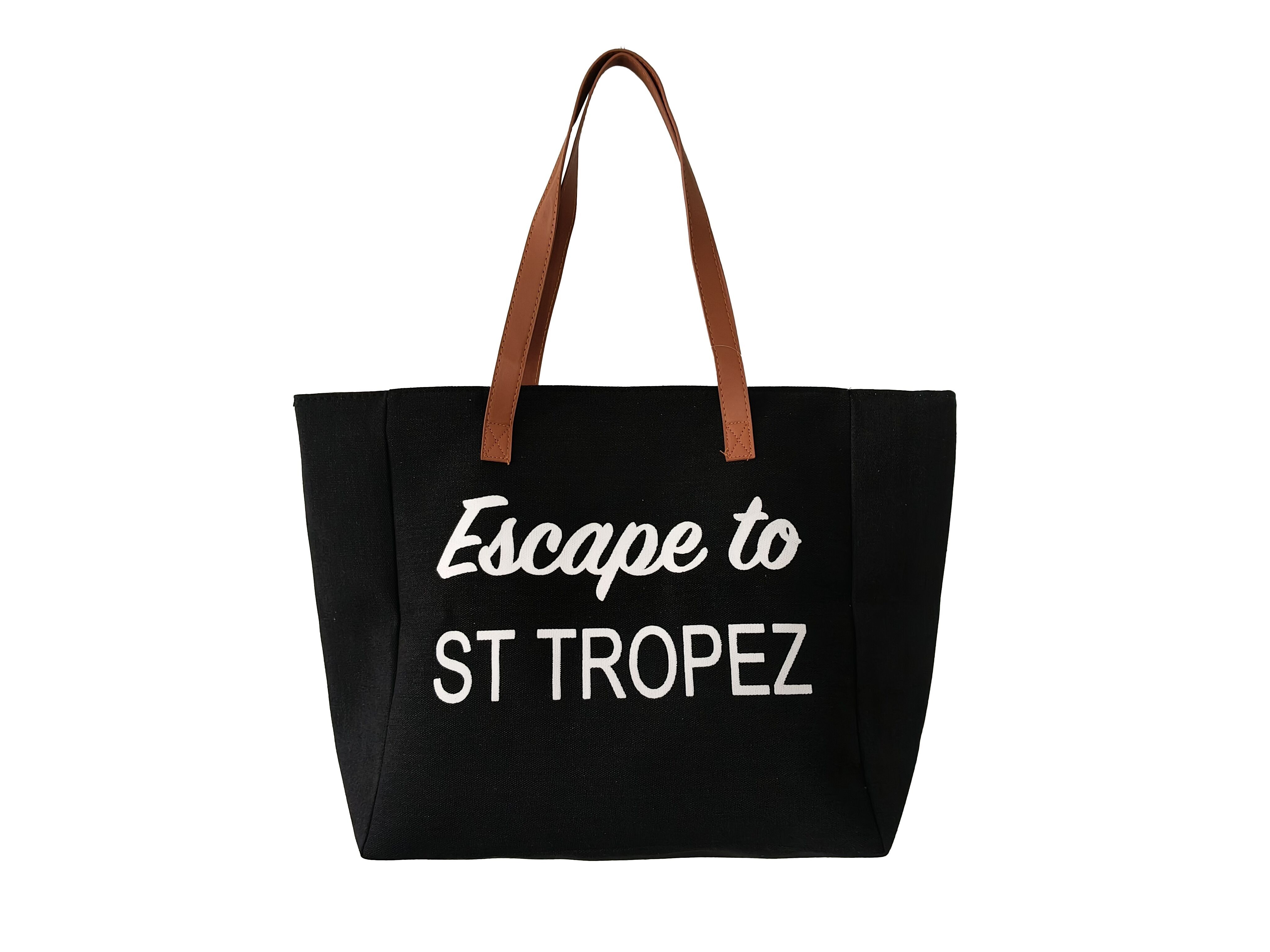 Set di 12 borse WEEK-END in cotone con marchio ST TROPEZ