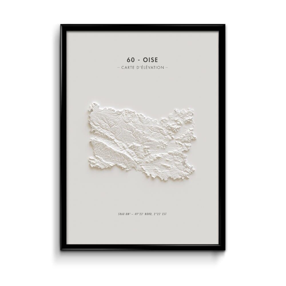 Carte d'élévation Oise