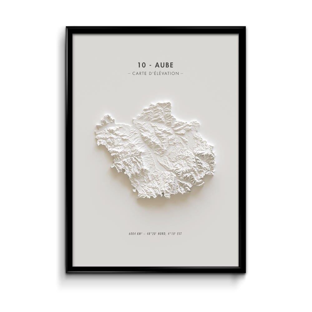 Mappa dell'elevazione dell'alba