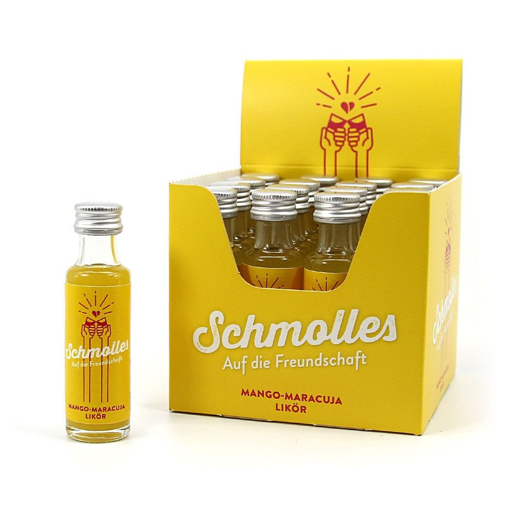 Licor Schmolles Mango-Maracuyá - 16 x 2cl