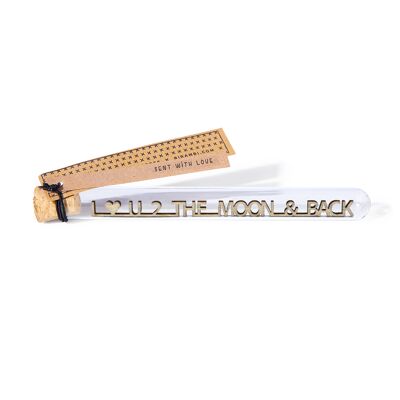 I <3 u 2 to the moon & back | Tarjeta de amor | Enamorado
