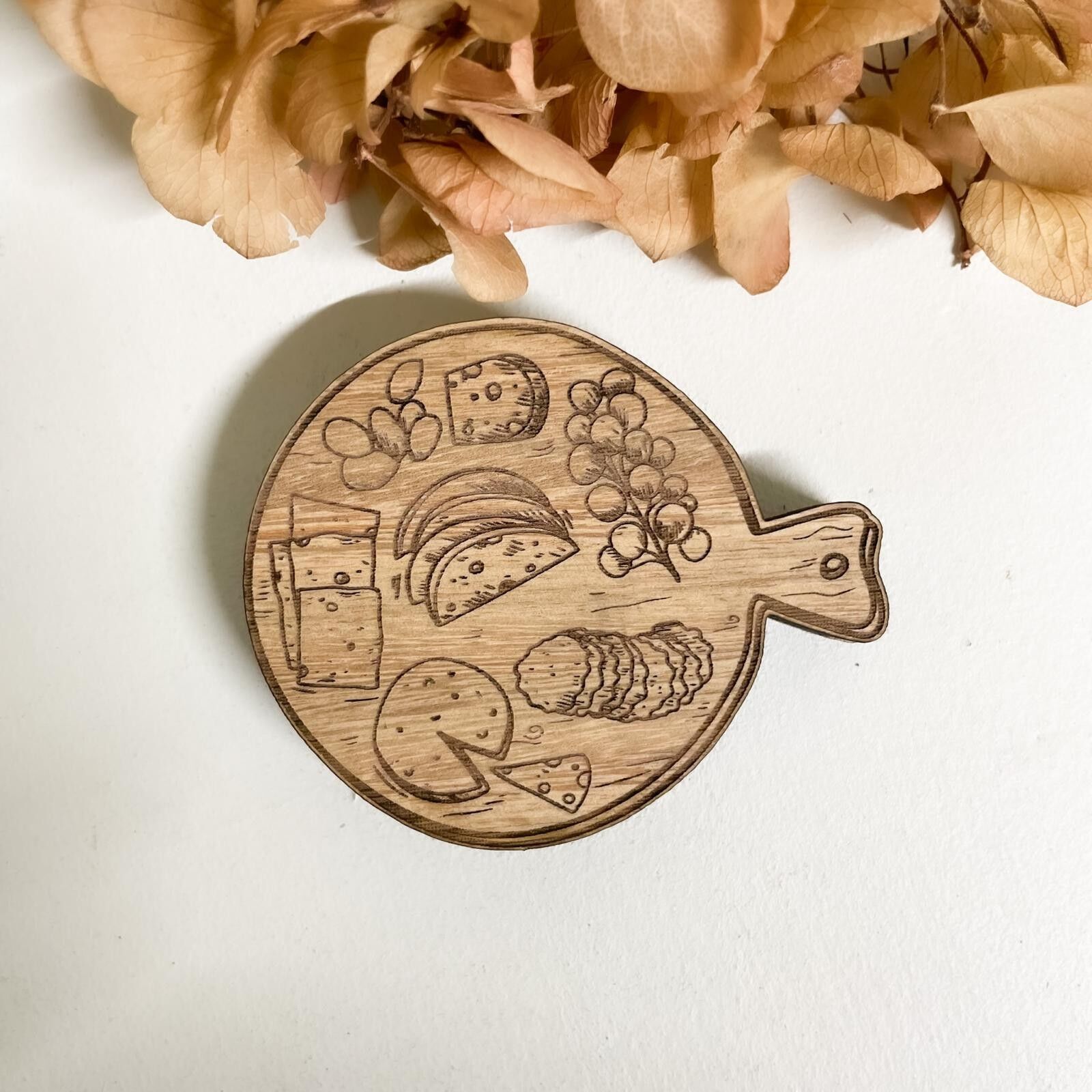 Abridor de botellas de madera para aperitivos