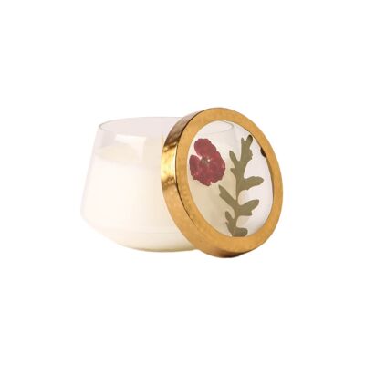 Rosy Rings Spicy Apple Medium Floral Press Candle