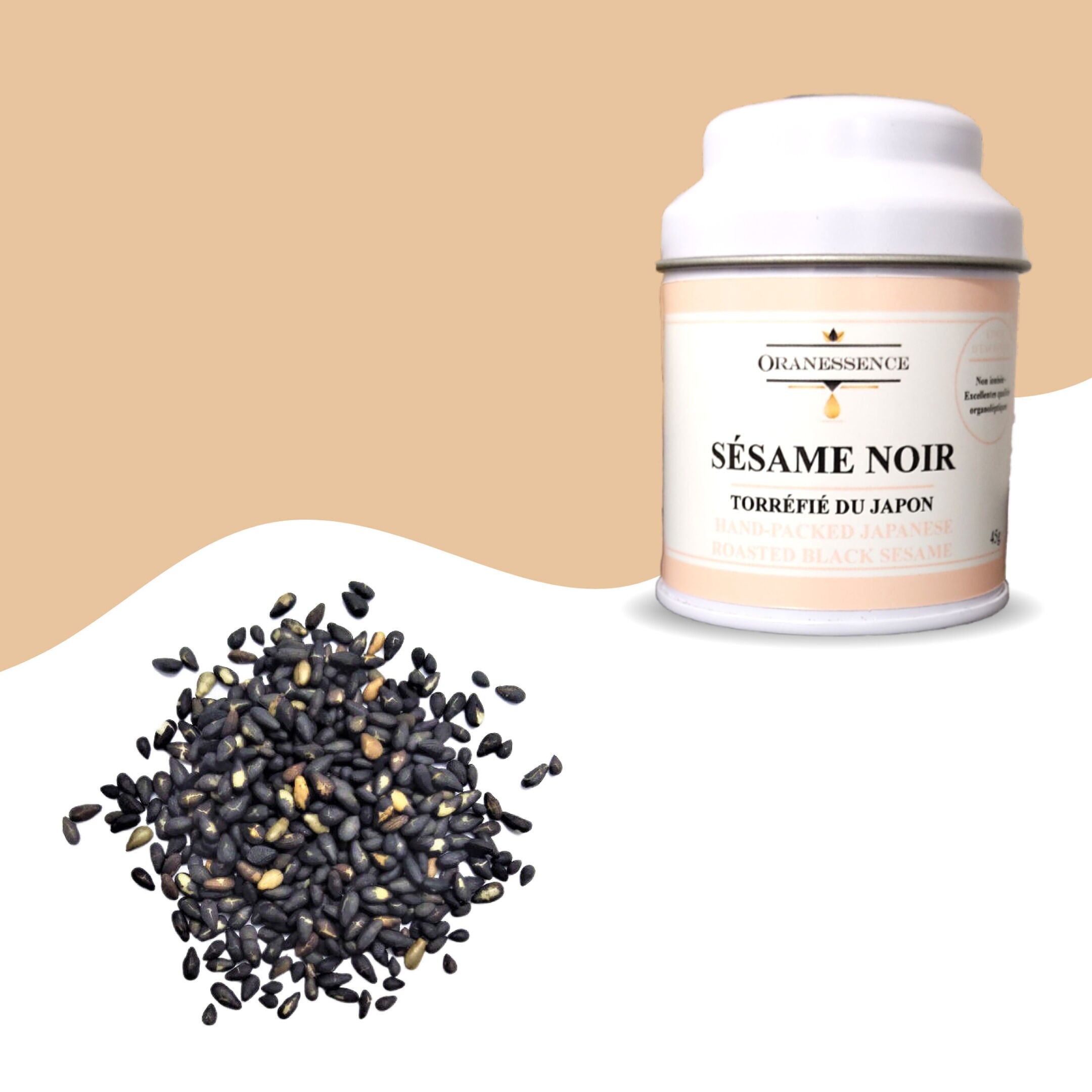 Japanischer schwarzer Sesam