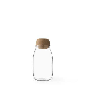 Bocal en verre Cortica™ petit transparent (0,2 L)