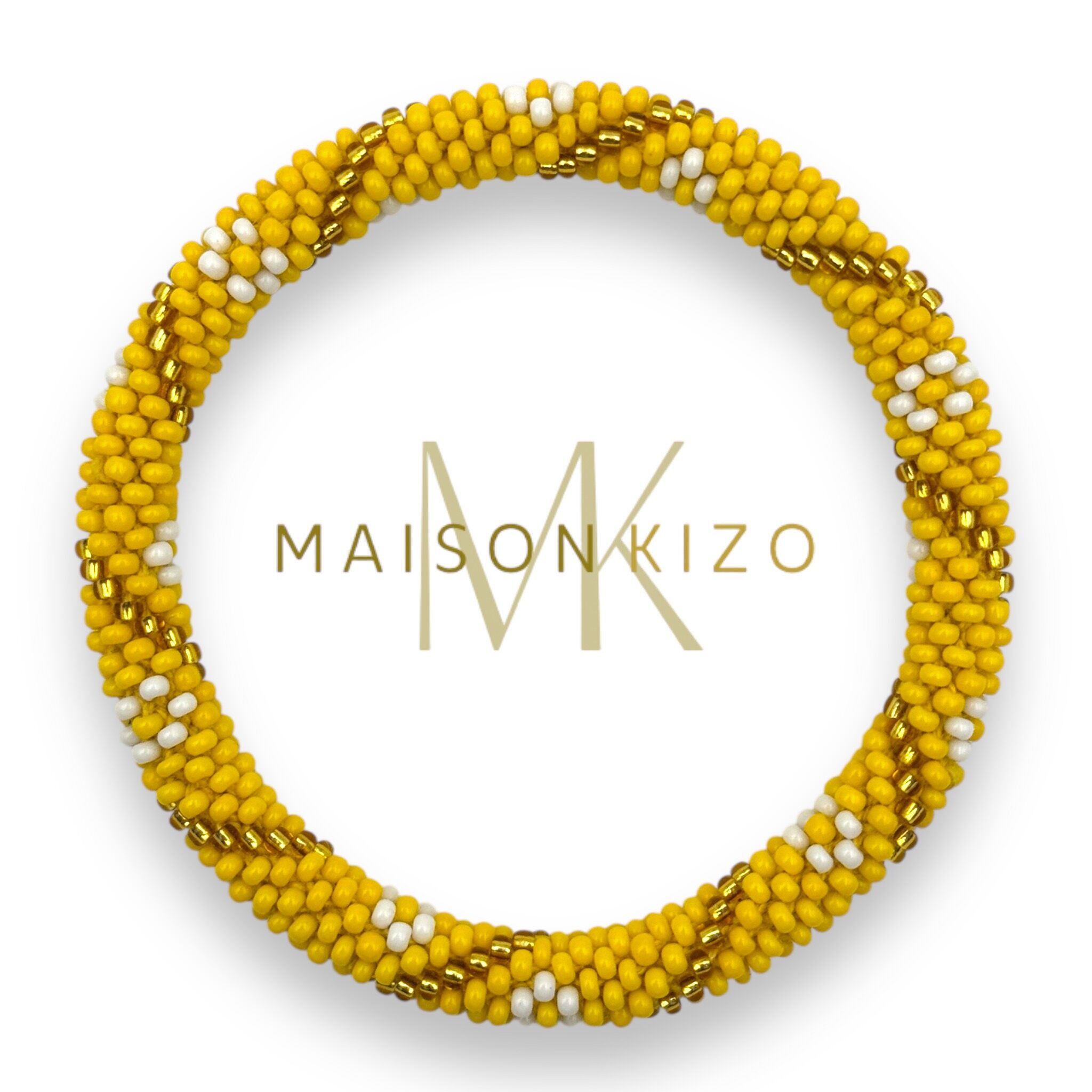 Yellow Nepalese Bracelet A24