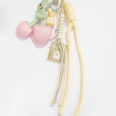 PC28 Cherry Bag Charm and Keyring