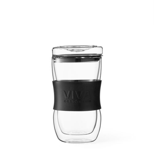 MINIMA™ Glass To Go Mug Black (0.45L)