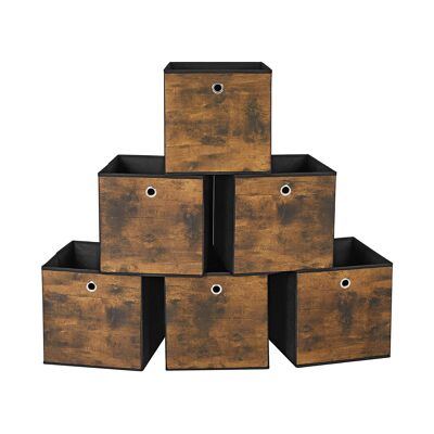 Juego de 6 cajas de almacenamiento