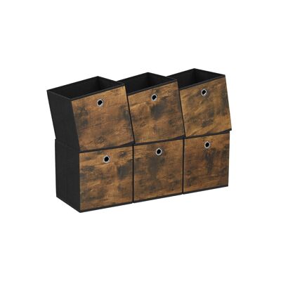 Juego de 6 docenas de opvouwbare, 26 x 26 x 28 cm