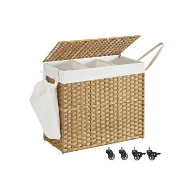 Couverture Wasmand avec afneembaar, couleur naturelle