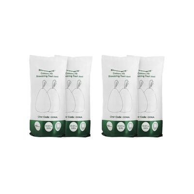 Vuilniszakken 8 litri con corda da trekking 2 x 45 pezzi